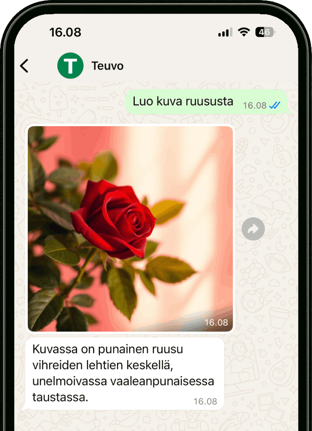 Tekoäly chat - luo kuva